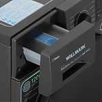 Машина стиральная фронтальная Willmark WMF-7522LG Inverter Direct Drive, автомат, 1200 об/мин, 7.5 кг, графитовый
