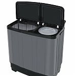 Машина стиральная вертикальная Willmark WMS-95GB, полуавтомат, 1350 об/мин, 9.8 кг, графитовый