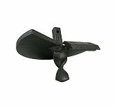 Головка шнека для бура ВТ-121, Stihl 44046803054, диаметр 150 мм, сталь