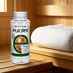 Масло для древесины Eurotex для полов и полков в банях и саунах, матовое, Бесцветный, 0.25 л