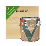 Масло Тikkurila Valtti Terrace Oil для террас и садовой мебели, атмосферостойкое, бесцветное, 0.9 л