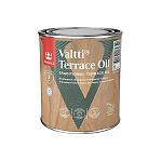 Масло Тikkurila Valtti Terrace Oil для террас и садовой мебели, атмосферостойкое, бесцветное, 0.9 л