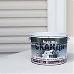 Антисептик Акватекс Сканди для дерева, кроющий, Айсберг, полуматовое покрытие, 9 л