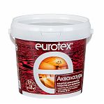 Защитно-декоративное покрытие для древесины Eurotex Аквалазурь, полуглянцевый блеск, Бесцветный, 0.9 кг