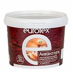 Защитно-декоративное покрытие Eurotex Аквалазурь для древесины, полуглянцевый блеск, Бесцветный, 2.5 кг