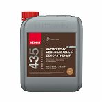 Антисептик Neomid 435 ECO для древесины, концентрат 1:9, коричневый орех, 5л
