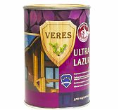Пропитка Veres Ultra Lazura №12 Белый шелковисто-глянцевый 0.9л