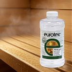 Масло для древесины Eurotex для полов и полков в банях и саунах, матовое, Бесцветный, 0.8 л