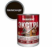 Защитно-декоративное покрытие Акватекс Экстра для древесины, полуглянцевое 259774 палисандр 0.8 л