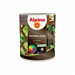 Лазурь-гель Alpina для наружных работ, тонкослойная, прозрачная 0,75 л