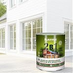 Защитно-декоративное покрытие для древесины Акватекс 2 в 1, полуматовый блеск, Белый, 2.7 л