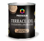 Масло Prostocolor Terrace Oil для террас с твердым воском, Дуб, 0.75 л