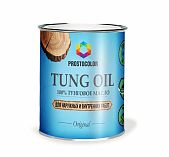 Масло тунговое Prostocolor Tung Oil для дерева, финишное, Бесцветный, 0,75 л