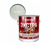 Защитно-декоративное покрытие Акватекс Экстра для древесины, полуглянцевое белый 2.7 л