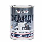 Антисептик Акватекс Сканди для дерева, кроющий Графит, полуматовое покрытие, 0.75 л