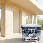 Антисептик Акватекс Сканди для дерева, кроющий Слоновая кость, полуматовое покрытие, 9 л