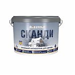 Антисептик Акватекс Сканди кроющий по дереву, полуматовый, слоновая кость, 9 л