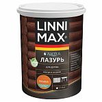 Лазурь Linnimax Аква для дерева, шелковисто-матовая, рябина, 0.9 л