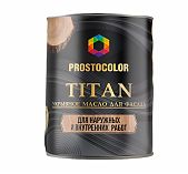 Масло Prostocolor Titan укрывное для фасада, по дереву, Апатит, 2 л