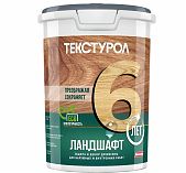 Пропитка Текстурол Ландшафт, защита и декор древесины, с воском, Махагон, 0.9 л
