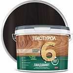 Пропитка Текстурол Ландшафт, защита и декор древесины, с воском, Палисандр, 2.5 л