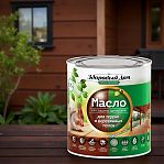 Масло Здоровый Дом для террас и деревянных полов, средство для защиты древесины, Палисандр, 0.75 л