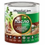 Масло Здоровый Дом для террас и деревянных полов, средство для защиты древесины, Тик, 0.75 л