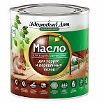 Масло Здоровый Дом для террас и деревянных полов, средство для защиты древесины, Белое, 0.75 л