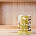 Масло по дереву Veres Interior oil для внутренних и наружных работ, бесцветное, 2.5 л