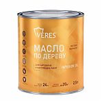 Масло по дереву Veres Interior oil для внутренних и наружных работ, Бесцветный, 2.5 л