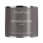 Масло твердое Kraskovar Hard Plus повышенной прочности для дерева, лестниц, веранд, Дуб, 2.2 л