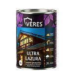 Пропитка декоративная VERES Ультра Лазурь № 7 Махагон, защита древесины, полуглянцевый, 0.8 л