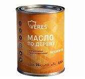 Масло по дереву Veres Interior oil для внутренних и наружных работ, Бесцветный, 0.85 л