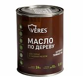 Масло по дереву VERES EXTERIOR TERRASE OIL  для террас и садовой мебели, наружные работы, Бесцветный, 0.85 л