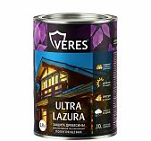 Пропитка декоративная VERES Ультра Лазурь № 32 Топленое молоко, защита древесины, полуглянцевый, 0.8 л