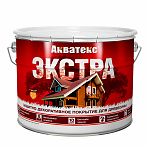 Защитно-декоративное покрытие Акватекс Экстра для древесины, полуглянцевое сосна, 9 л