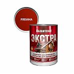 Защитно-декоративное покрытие Акватекс Экстра для древесины, полуглянцевое рябина 0,8 л