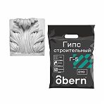 Гипс строительный Obern 0024061, Г-5, Е-110, для внутренних работ, белый, 3 кг