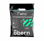 Гипс строительный Obern 0024062, Г-5, Е-110, для внутренних работ, белый, 5 кг