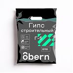 Гипс строительный Obern 0024062, Г-5, Е-110, для внутренних работ, белый, 5 кг