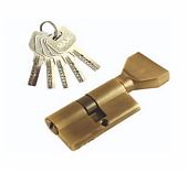 Цилиндровый механизм MAXI Locks CW70 ключ/вертушка AВ, бронза
