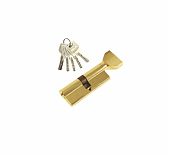 Цилиндровый механизм MAXI Locks CW90 ключ, вертушка PB, полированная латунь