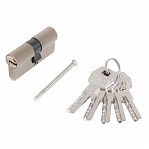 Цилиндровый механизм Стандарт МАХ 60SN, матовый никель, ключ-ключ, для всех типов дверей