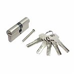 Цилиндровый механизм Стандарт ZF 70-5К SN, матовый никель, ключ-ключ, 5 ключей