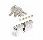 Цилиндровый механизм Apecs SM-80-35/45-NI, никель, ключ-ключ, для всех типов дверей