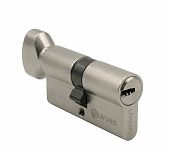 Механизм цилиндровый Стандарт ZF70B, 35х35B, матовый никель, ключ вертушка