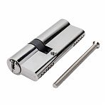 Цилиндровый механизм Apecs SM-80(30/50)-NI, 5 ключей, для всех типов дверей, латунь