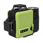 Нивелир лазерный AMO LN 3D-360 Green 750158, 3 луча, автоматическая калибровка, 20 м
