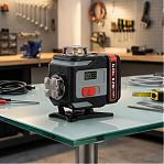 Нивелир лазерный Profipower NL-16G, E0363, 16 лучей, пульт, кронштейн