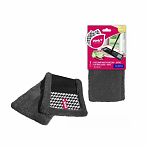 Насадка для швабры York Пепита 216099, сменная, черная, 13х42 см